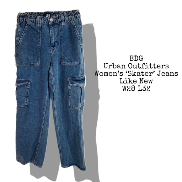 BDG Blue Women's Skater Jeans - Picture 2 of 7